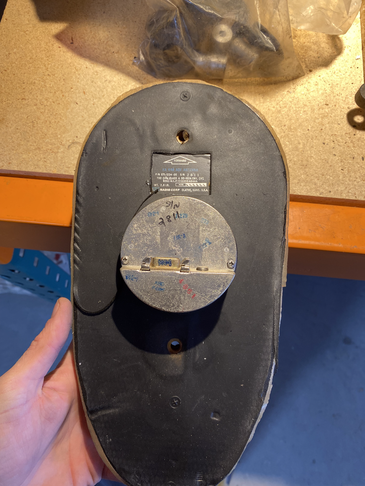 KING KA 44B ADF ANTENNA P/N 071-1234-00 USED FOR KR 87 ADF - 1