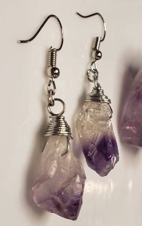 Amethyst Earrings - 1