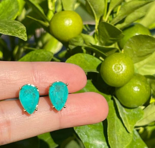 Colombian Emerald Earrings - 1