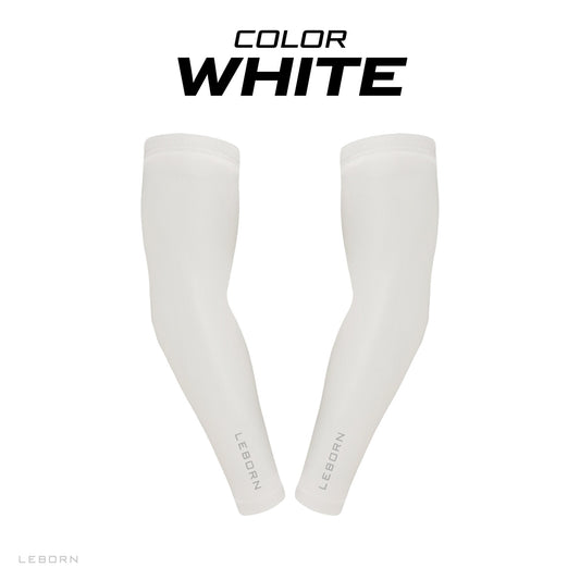 LEBORN Cooling Arm Sleeve ปลอกแขนกันแดด สีขาว Vu more1