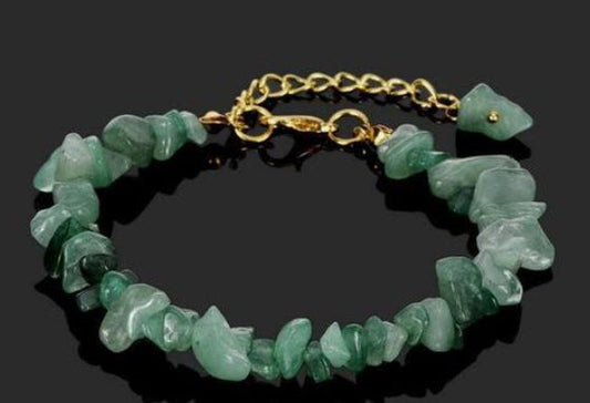 Green Aventurine Chips Bracelet