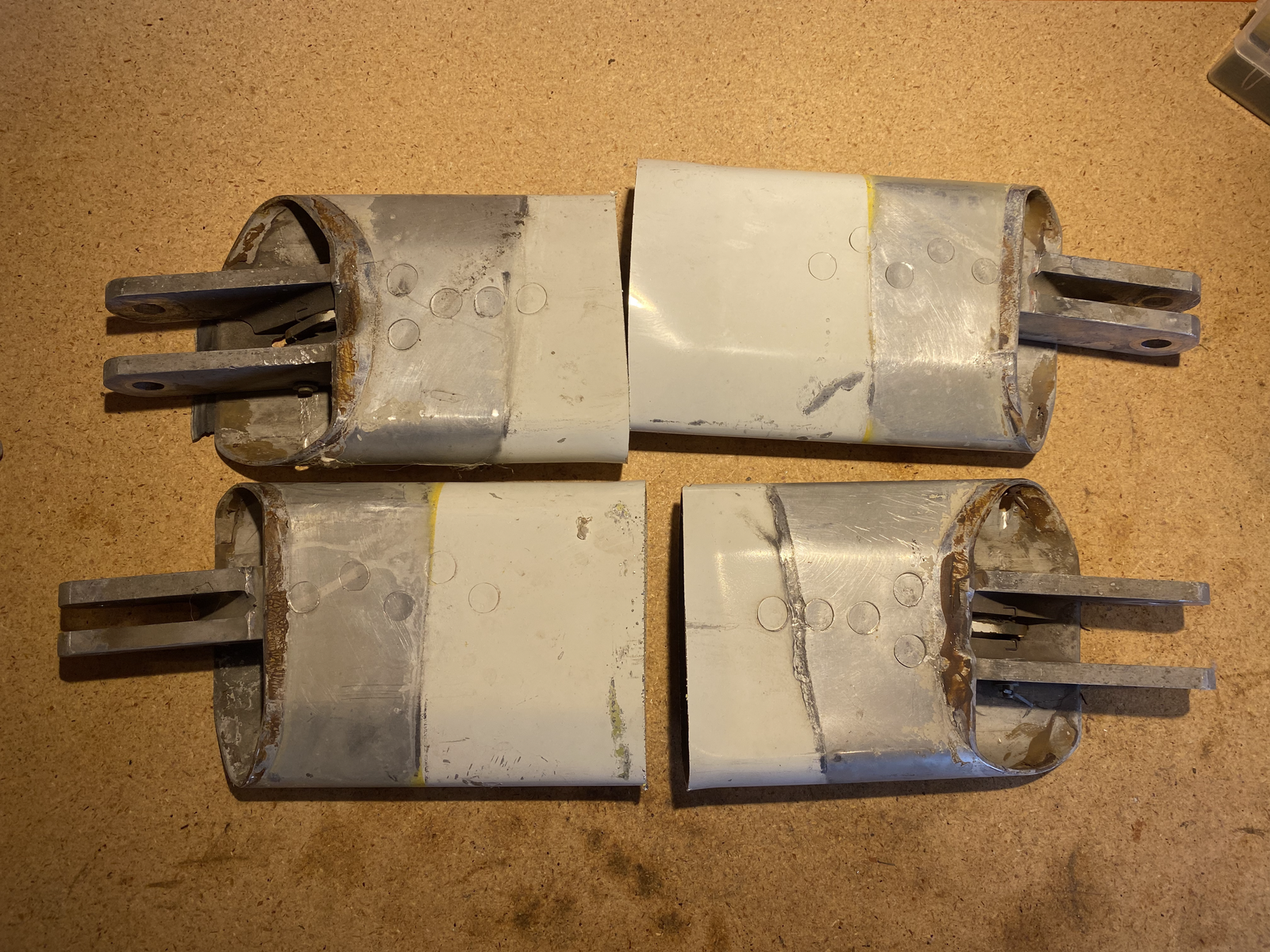 1953 Cessna 180 strut attachments (appear to be serviceable)  - 1
