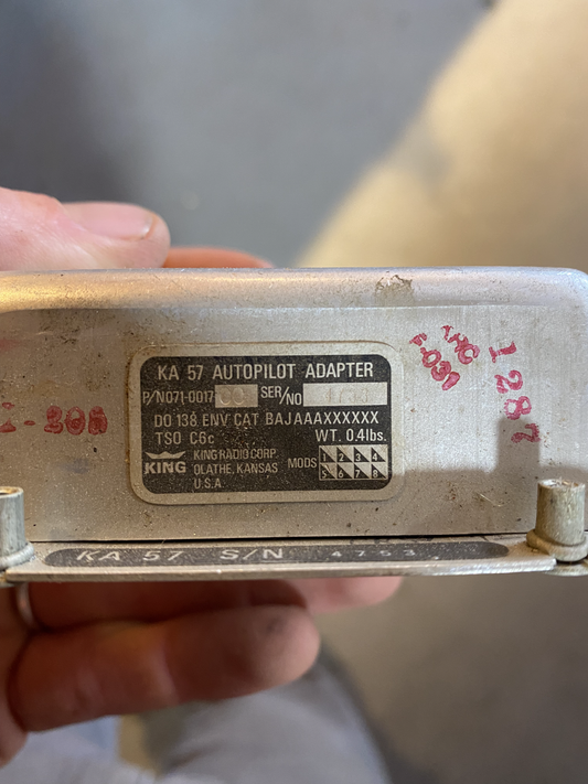 KA57 AUTOPILOT ADAPTER P/N: 071-001700 (comes with adapter)  - 1