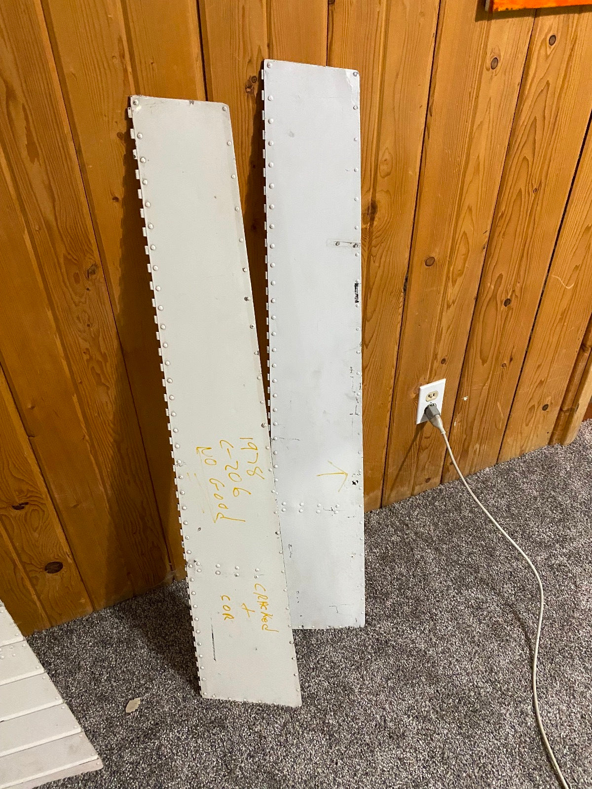 Cessna 210 Elevator Trim Tab (Comes with extra trim tab from 206) - 1