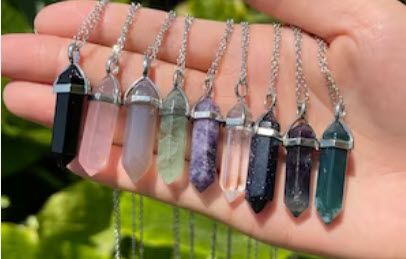 Crystal Points Necklace - 1
