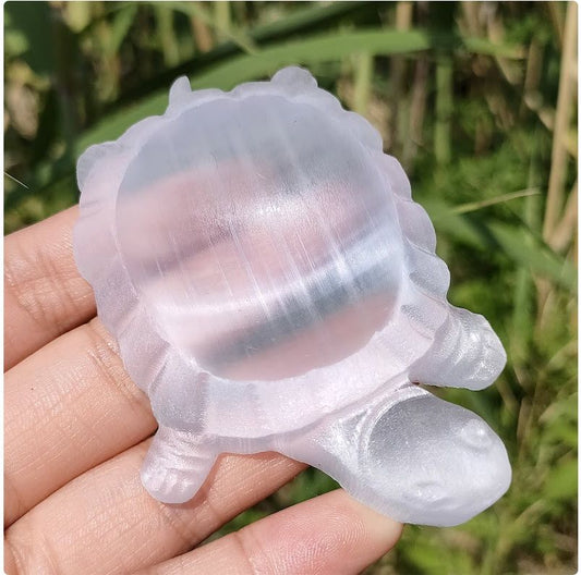 Turtle Selenite Bowl - 1